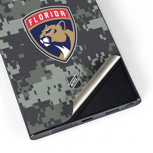 NHL Florida Panthers Camo Galaxy S25 Ultra Skin