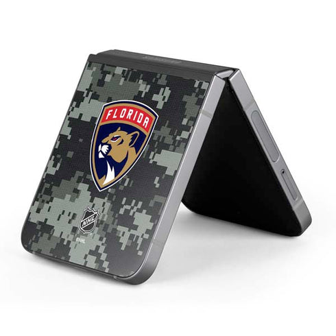 NHL Florida Panthers Camo Galaxy Z Flip6 Skin