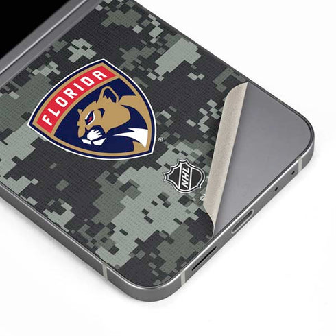 NHL Florida Panthers Camo Galaxy Z Flip6 Skin