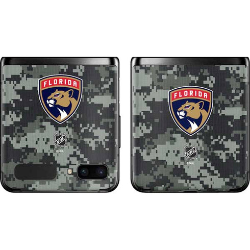 NHL Florida Panthers Camo Galaxy Z Flip Skin