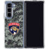 NHL Florida Panthers Camo Galaxy Z Fold5 5G Clear Case