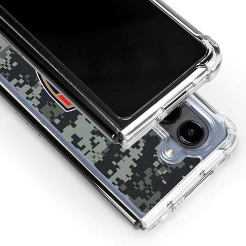 NHL Florida Panthers Camo Galaxy Z Fold5 5G Clear Case