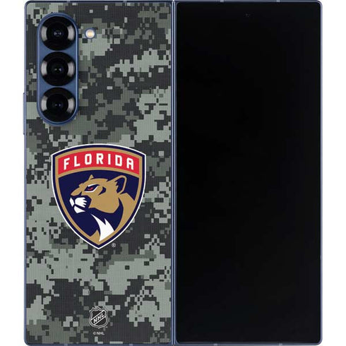 NHL Florida Panthers Camo Galaxy Z Fold6 Skin
