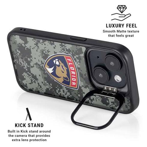 NHL Florida Panthers Camo iPhone 13 Kickstand Case