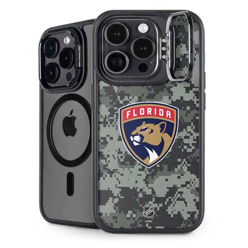 NHL Florida Panthers Camo iPhone 14 Pro Max Kickstand Case