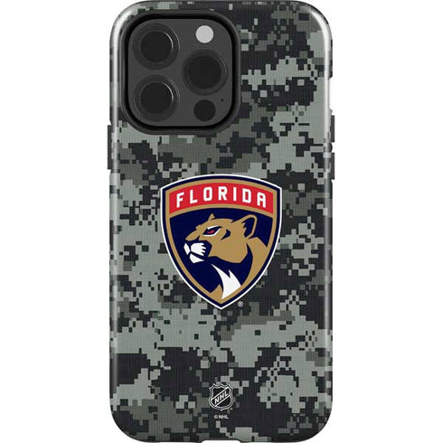 NHL Florida Panthers Camo iPhone 15 Pro Impact Case
