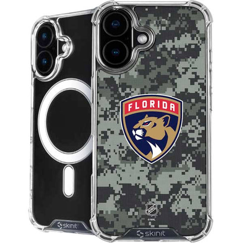 NHL Florida Panthers Camo iPhone 16 MagSafe Case