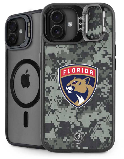 NHL Florida Panthers Camo iPhone 16 Plus Kickstand Case