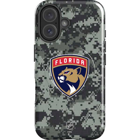 NHL Florida Panthers Camo iPhone 16 Plus Magsafe Impact Case