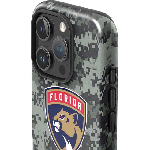 NHL Florida Panthers Camo iPhone 16 Pro Impact Case