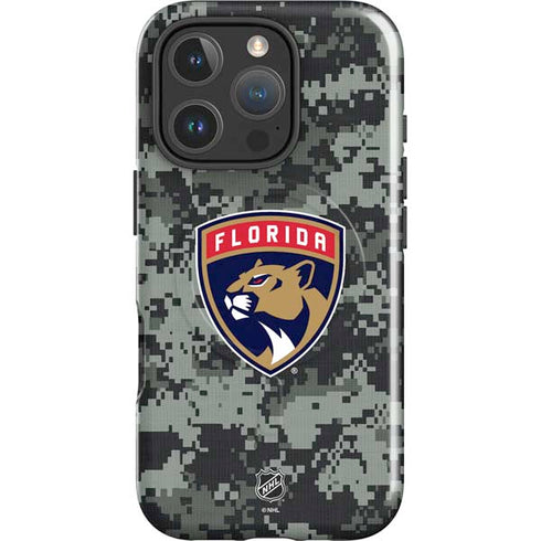 NHL Florida Panthers Camo iPhone 16 Pro Magsafe Impact Case