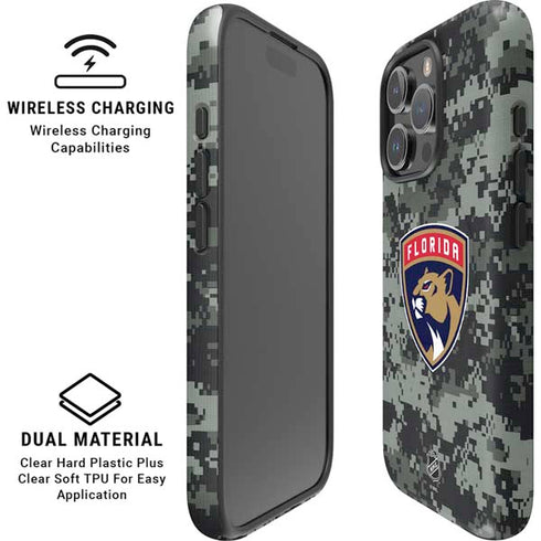 NHL Florida Panthers Camo iPhone 16 Pro Max Magsafe Impact Case