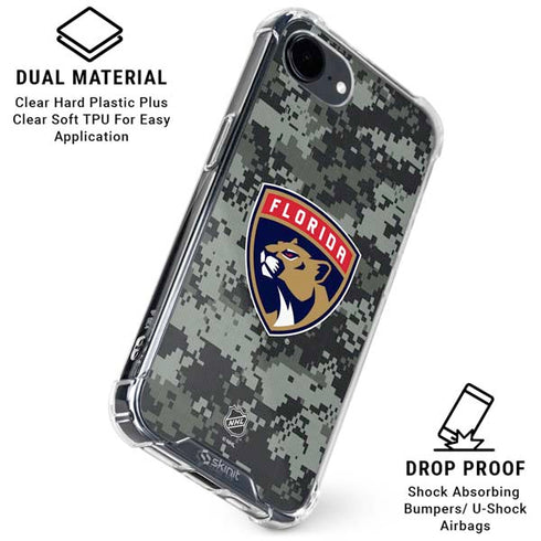 NHL Florida Panthers Camo iPhone 16e Clear Case