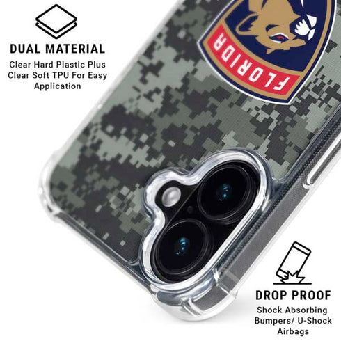 NHL Florida Panthers Camo iPhone 17 MagSafe Case