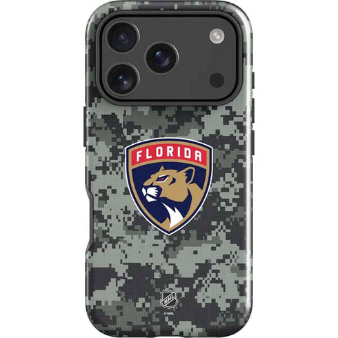 NHL Florida Panthers Camo iPhone 18 Pro Impact Case