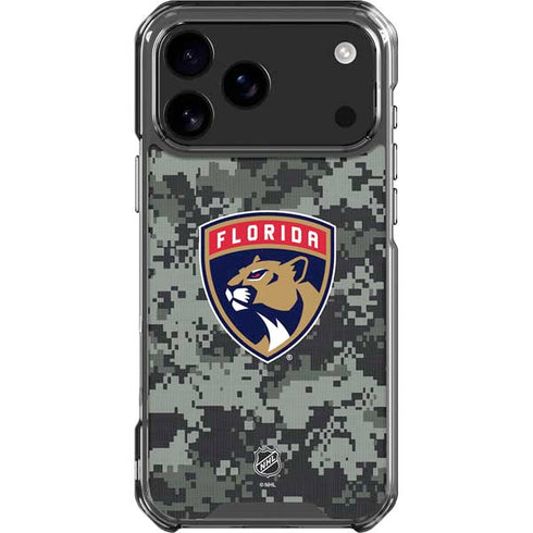 NHL Florida Panthers Camo iPhone 18 Pro Max Clear Case