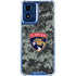 NHL Florida Panthers Camo Moto G 5G (2024) Clear Case
