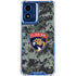 NHL Florida Panthers Camo Moto G Play 4G (2024) Clear Case