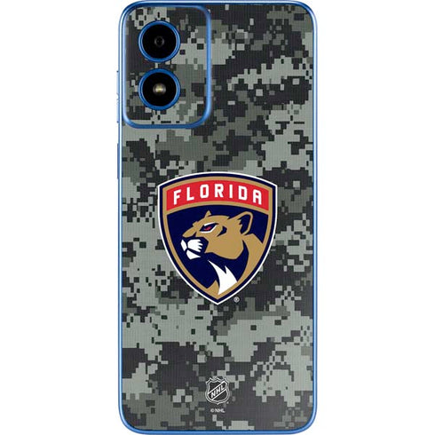 NHL Florida Panthers Camo Moto G Play 4G (2024) Skin