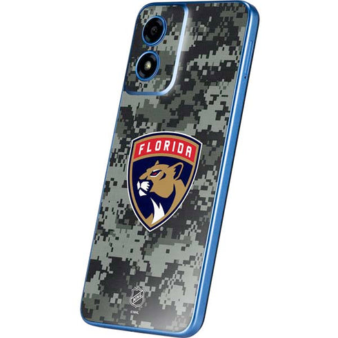 NHL Florida Panthers Camo Moto G Play 4G (2024) Skin