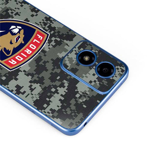 NHL Florida Panthers Camo Moto G Play 4G (2024) Skin