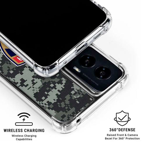 NHL Florida Panthers Camo Moto G Power 5G (2024) Clear Case