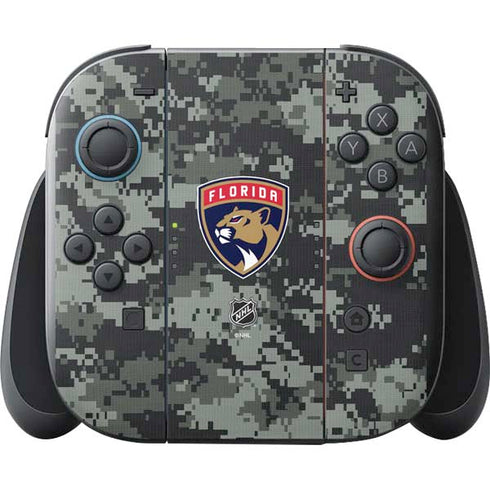 NHL Florida Panthers Camo Nintendo Switch 2 (2025) with Joy-Con Skin