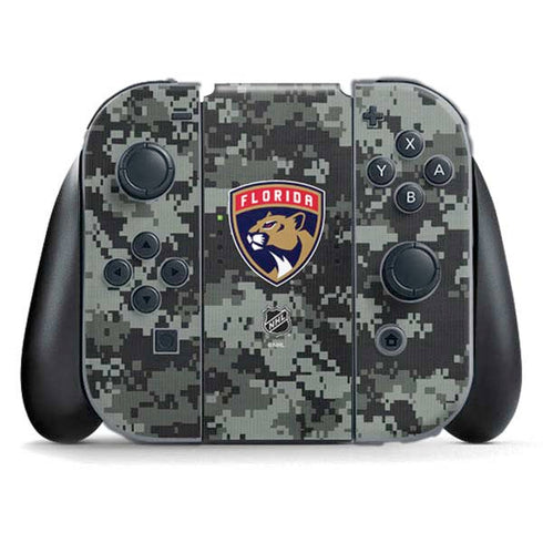 NHL Florida Panthers Camo Nintendo Switch (2017-2021) Joy-Con Controller Skin