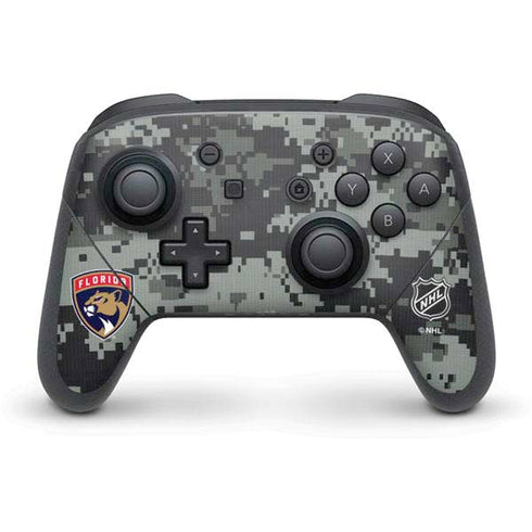 NHL Florida Panthers Camo Nintendo Switch Pro Controller Skin