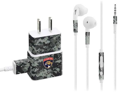NHL Florida Panthers Camo Phone Charger Skin