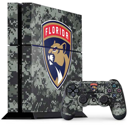 NHL Florida Panthers Camo PS4 Console and Controller Bundle Skin