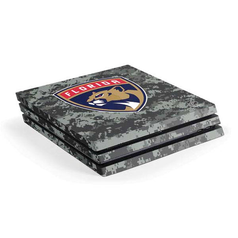 NHL Florida Panthers Camo PS4 Pro Console Skin