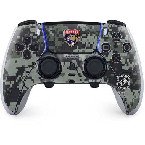 NHL Florida Panthers Camo PS5 DualSense Edge Pro Controller Skin