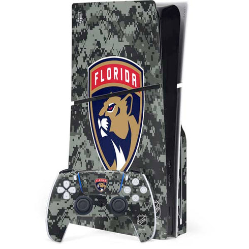 NHL Florida Panthers Camo PlayStation PS5 Skins