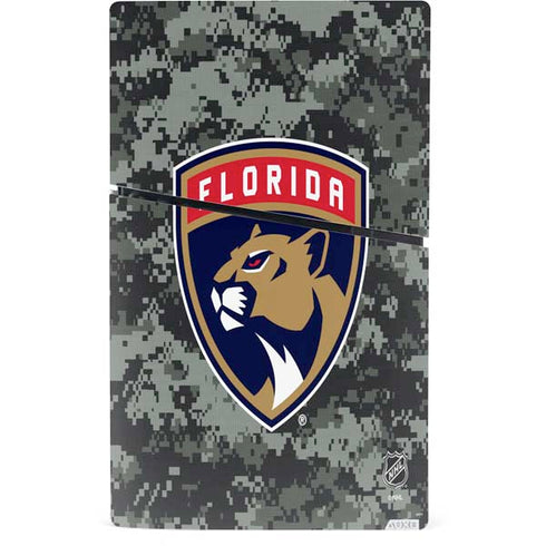 NHL Florida Panthers Camo PS5 Slim Digital Edition Console Skin