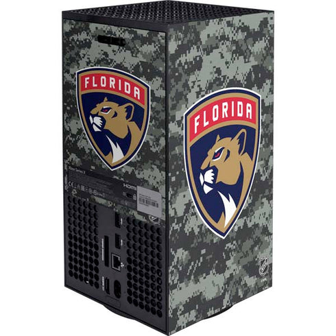 NHL Florida Panthers Camo XBox Series X Digital Edition Bundle Skin