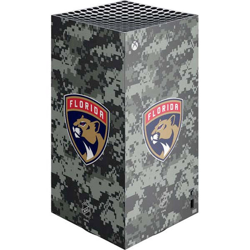 NHL Florida Panthers Camo XBox Series X Digital Edition Console Skin