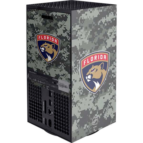 NHL Florida Panthers Camo XBox Series X Digital Edition Console Skin