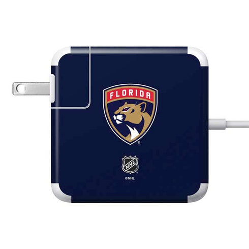 NHL Florida Panthers Distressed 85W Power Adapter (15 and 17 inch MacBook Pro Charger) Skin