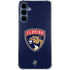 NHL Florida Panthers Distressed Galaxy A55 5G Clear Case