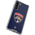 NHL Florida Panthers Distressed Galaxy S24 FE Clear Case