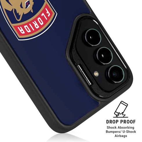 NHL Florida Panthers Distressed Galaxy S25 Kickstand Case