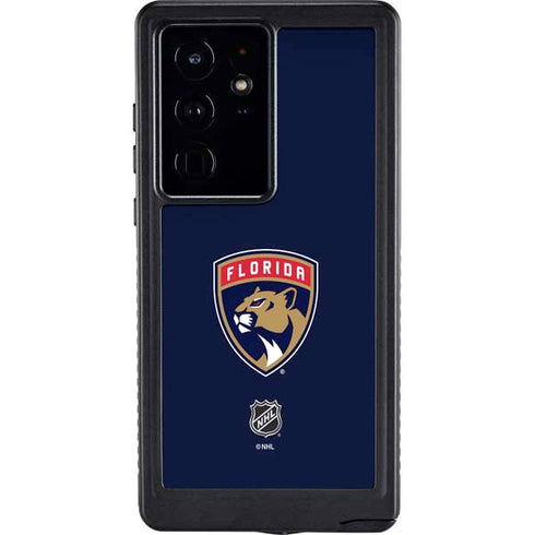NHL Florida Panthers Distressed Galaxy S24 Ultra Waterproof Case