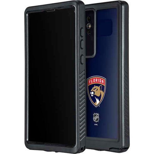 NHL Florida Panthers Distressed Galaxy S24 Ultra Waterproof Case
