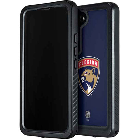 NHL Florida Panthers Distressed Galaxy S24 Waterproof Case