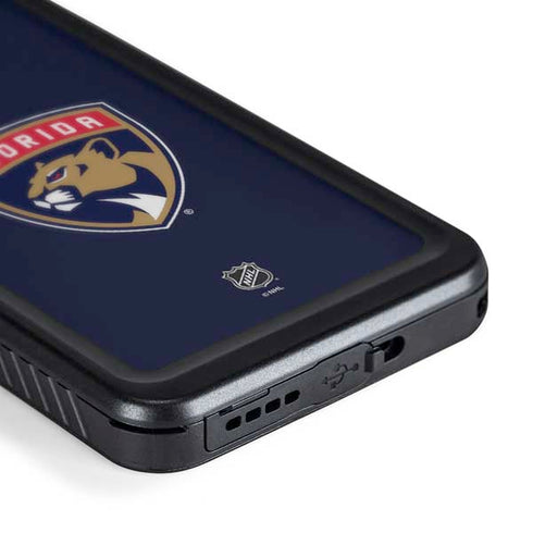 NHL Florida Panthers Distressed Galaxy S24 Waterproof Case
