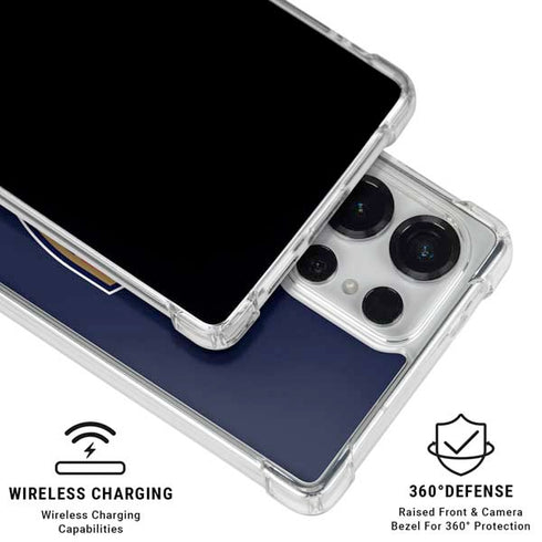 NHL Florida Panthers Distressed Galaxy S26 Ultra Clear Case