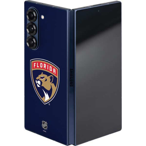 NHL Florida Panthers Distressed Galaxy Z Fold6 Skin