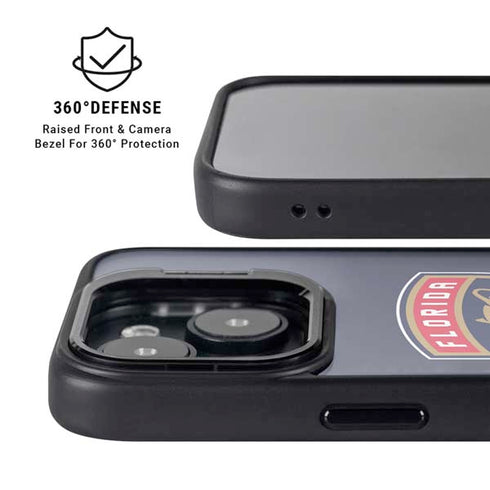 NHL Florida Panthers Distressed iPhone 14 Kickstand Case