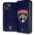 NHL Florida Panthers Distressed iPhone 15 Plus Folio Case